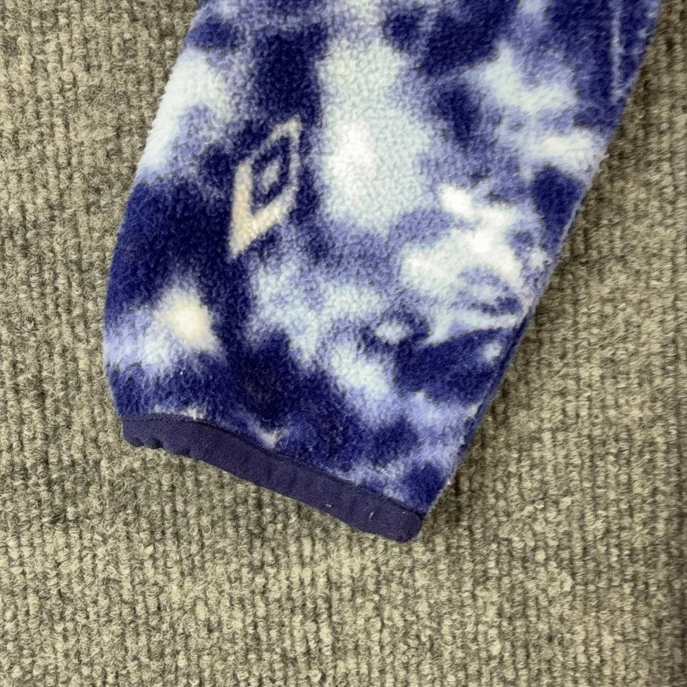 Columbia Fleece Jacket Girls XS 6/6X Blue Disney Frozen II Tie Dye Full Zip
